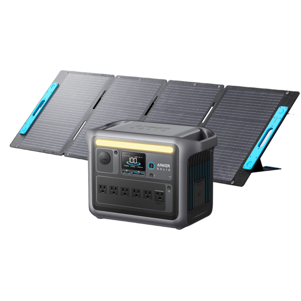 SOLIX C1000X Power Station + 200W Solar Panel