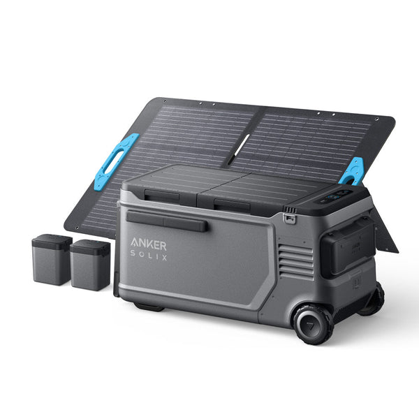 SOLIX EverFrost 2 58L Electric Cooler + 2* 288Wh Batteries +100W Solar Panel