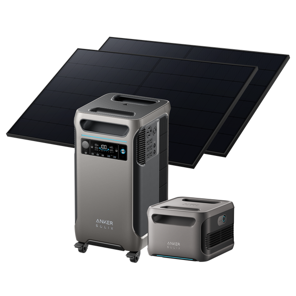 Solix F3800 + Expansion Battery + 405W Rigid Solar Panel  + FREE Protective Cover