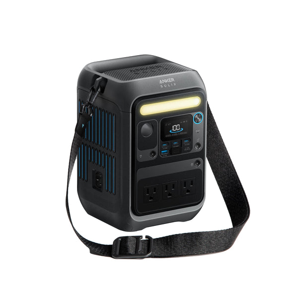 SOLIX C300X Portable Power Station - 288Wh | 300W with Carry Strap