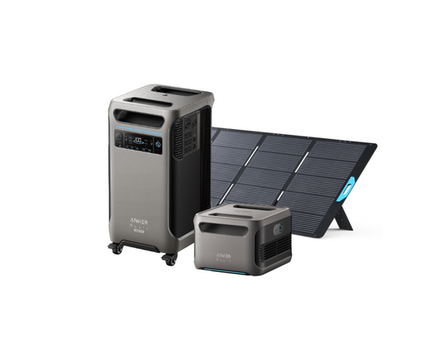 SOLIX F3800 Plus Portable Power Station, 3840Wh + Expansion Battery + 400W Solar Panel  + FREE Protective Cover