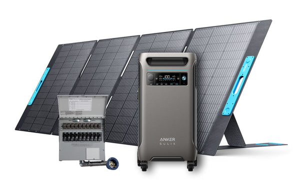 SOLIX F3800 + Transfer Switch Kit + PS400 Solar Panel 400W  + FREE Protective Cover