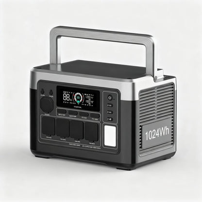 1800W Power Station with 1200W Fast Charge & Solar Input, LiFePO4 & App Control