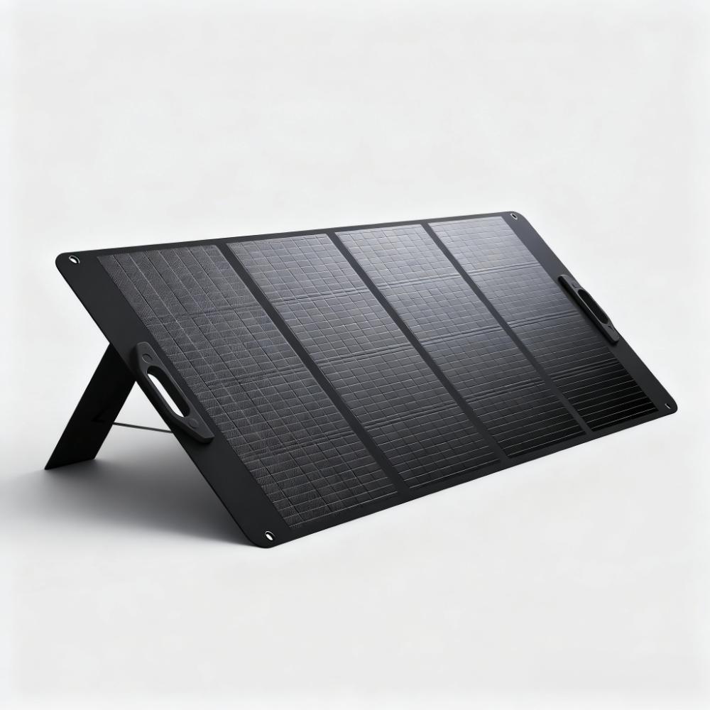 200W Solar Panel Foldable - IP67 Waterproof with Stand & DC Cable