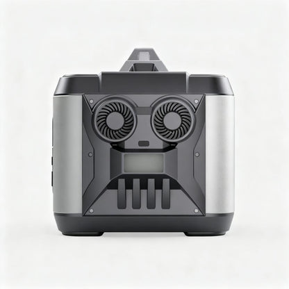 3200Wh Power Station with 3000W Output, 15 Ports & Solar Ready - Aluminum Alloy Design